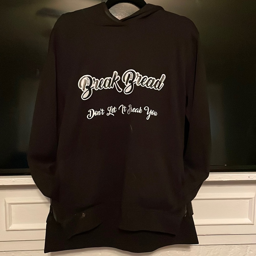 Mens black size Medium (Break Bread) Hoodie! Never worn ! No tag! No trades!